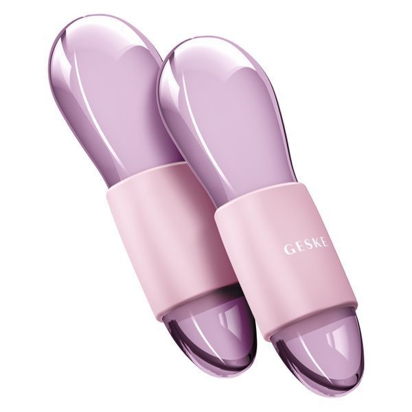 Подвійний масажер для очей GESKE Cool&Warm Duo Eye Massager 7в1 pink HB0324 фото