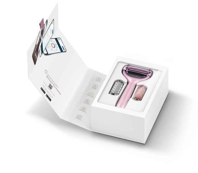 Роллер для игловой мезотерапии лица и тела GESKE MicroNeedle Face&Body Roller 9в1 pink HB0214 фото